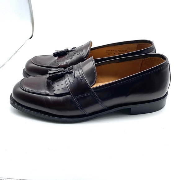 Bostonian loafers Black Leather Florentine Kilted dress shoes. SZ 9.5. NWOT main image 11